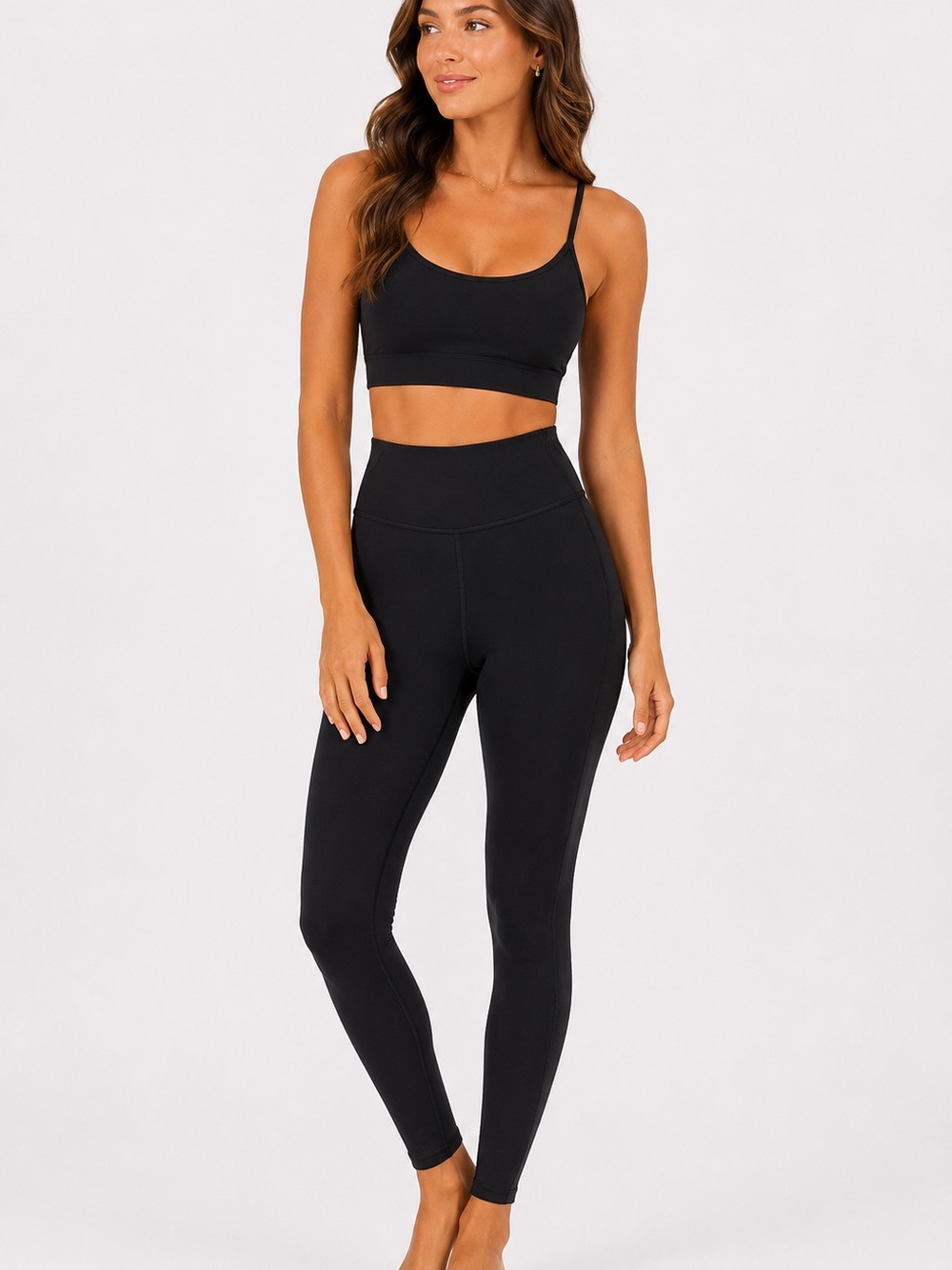 Black High-Waist Leggings